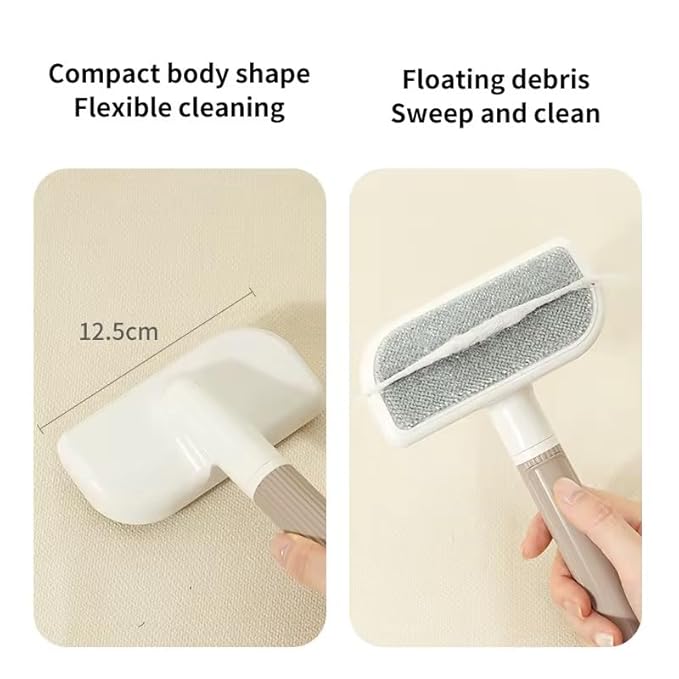 3-in-1 Multifunctional Pet Grooming Comb – Deshedding, Detangling & Cleaning Brush for Dogs & Cats – Fine-Tooth Stainless Steel, Gentle Slicker & Cleaning Pad – All Coat Types