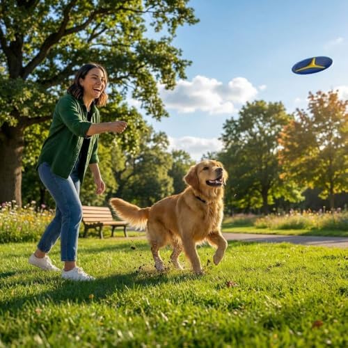 Outward Hound FlyFetch Disc Dog Toy, Durable Rubber, Stand-Alone or Replacement Discs for Launcher, 5", 2-Pack - Image 5