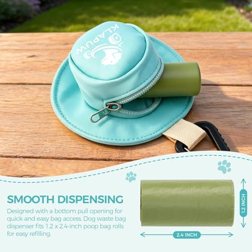 Dog Poop Bag Holder Hat-Shaped, Cute Dog Waste Bag Dispenser Waterproof - Image 2