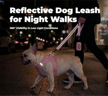 Best Pet Supplies Voyager Nylon Dog Leash - 6ft Pink, Large - Image 4