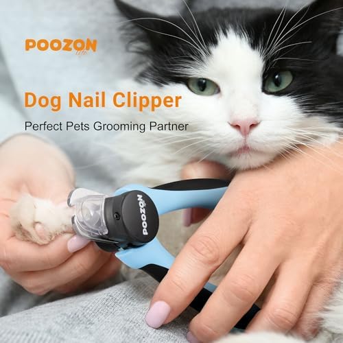Dog Nail Clipper with Light, Illuminates Nail Clipper Kit or Bloodline for Safe, Easy Trimmers, Extra Sharp for Thick Nails, Quick Sensor, Avoid Over Cutting Toenail, for Cats & Dogs - Image 2