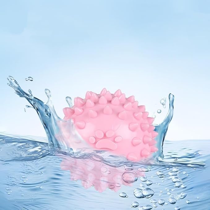 3Pcs Colorful Dog Chew Toys for Aggressive Chewers, Dogs Toy Spiky TPR Ball No Squeak Chew Toy Long Lasting for Aggressive Heavy Chewers Dogs Puppy Teething Training Spiky Rubber Ball Toy