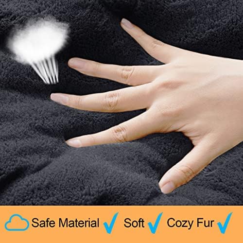 Dog Crate Pad Washable Dog Bed for Crate Medium Cozy Mat 36-Inch Dark Gray - Image 4