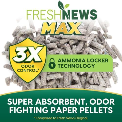 Fresh News MAX Unscented Original Cat Litter, Non-Clumping, 20 lb - Image 2