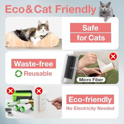 Necoichi Purrfection Neat & Easy Cat Hair Pet Hair Remover, Textured microfibers Trap Fur & lint Fast, Made in Japan - Image 6