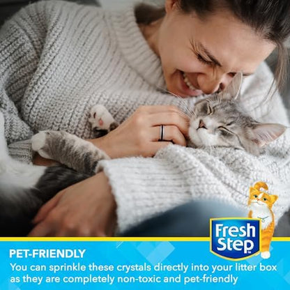 Fresh Step Cat Litter Crystals Deodorizer, Summer Breeze Scent, 30 Oz - Image 5