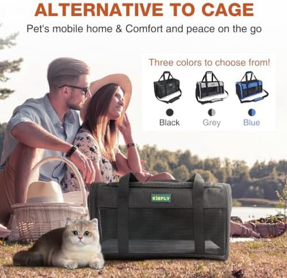 Airline Approved Cat Carrier 17"x11"x9.5", Under Seat Pet Travel Bag - Image 6