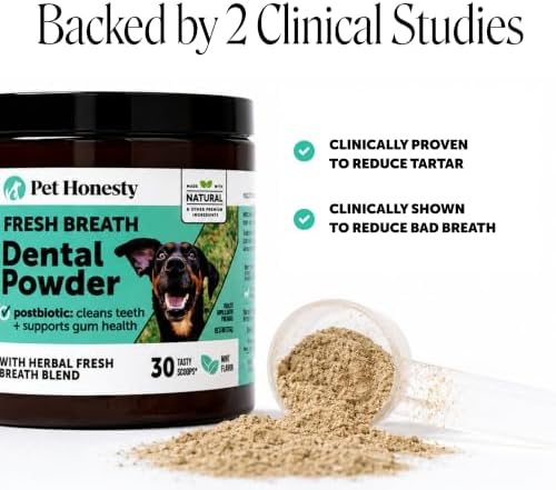 Pet Honesty Vet Approved Dog Teeth Cleaning Powder, 30 Servings - Image 2