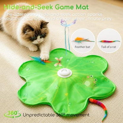 Interactive Cat Toys, Rechargeable with Auto Play and Bird Chirps - Image 3
