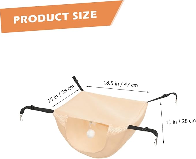 Comfortable Cat Hanging Bed Breathable Sleeping Hammock for Use Nest for Cats Kittens and Pets Washable Design Cozy Place for Resting