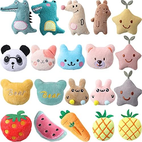 Gejoy 20 Pack Catnip Toys for Indoor Cat Plush Chew for Kitten,Lovely by Unknown
