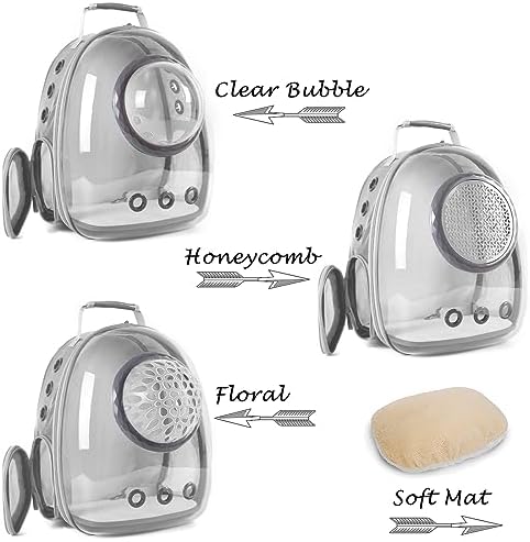Bubble Cat Carrier Backpack, Transparent Pet Carrier Backpack for Small Puppy and Bunny, Space Capsule Bubble Cat Backpack Carrier, Airline Approved - Image 3