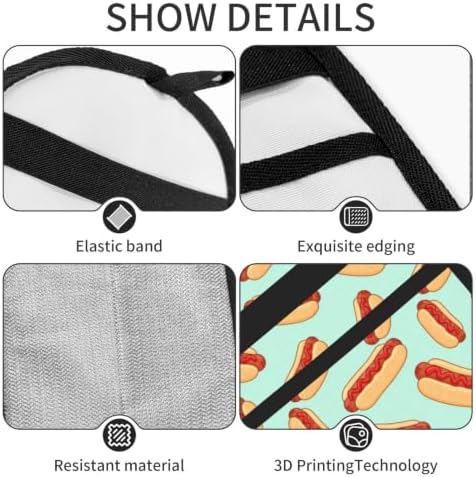 Hotdog Pet Hair Removal Glove Brush Pet Hair Remover Tool for Carpet - Image 4