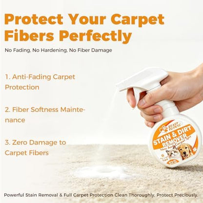 Carpet Stain Remover – Dog & Cat Urine, Poop & Vomit Cleaner – Fabric Spray for Rugs, Bed Sheets, Curtains, Sofas, Upholstery & Car Floor - Image 4