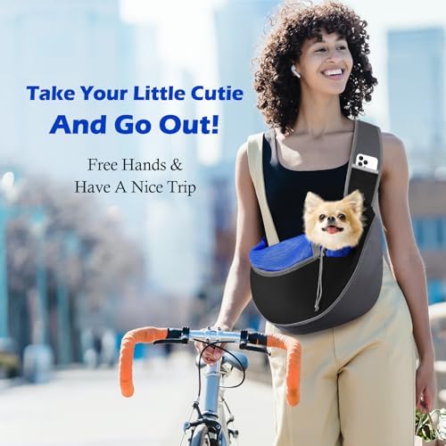Pawaboo Pet Sling Carrier for Small Dogs Cats - Image 2