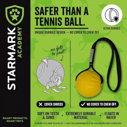 Starmark GripCord DuraFoam Ball on Loop Large Dogs 3.5-in - Image 4