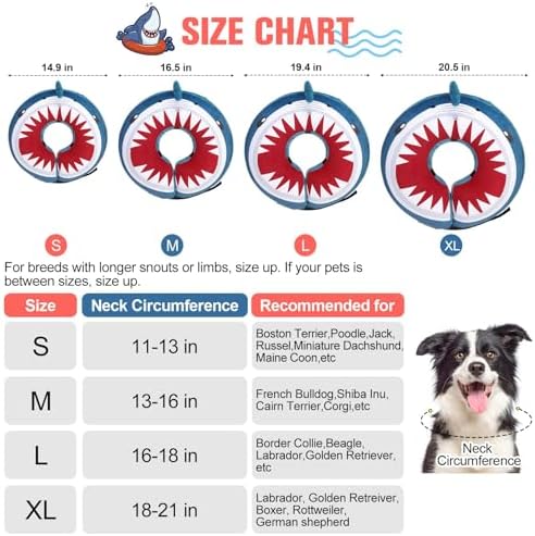 BEAUTYZOO Dog Cone Collar Alternative After Surgery,Pet Neck Donut E‑Collar - Image 2