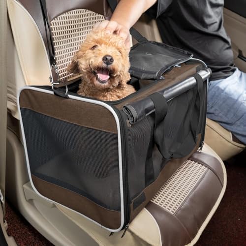 GAPZER Pet Carrier for Large Cat Soft-Sided Animal Traveling Bag up to 20lb - Image 5