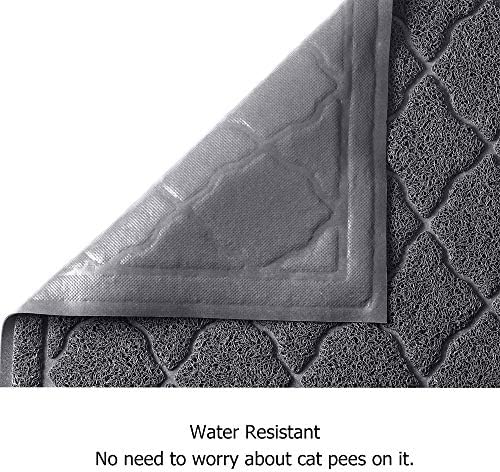unipaws Cat Litter Trapping Mat, Litter Box Scatter Control Pad - Image 5