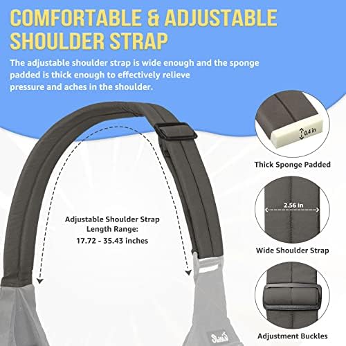 SlowTon Pet Carrier, Hard Bottom Support & Adjustable Padded Shoulder Strap - Image 6