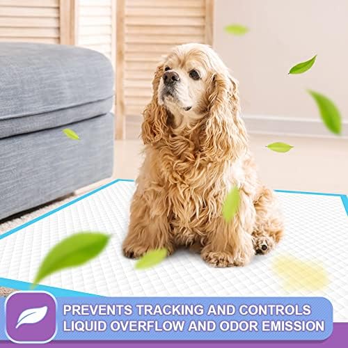 IMMCUTE Puppy Pee Pads 22"x23"-150 Count | Dog Pee Training Pads Super Absorbent & Leak-Proof | Disposable Pet Piddle and Potty Pads for Puppies | Dogs | Doggie| Cats | Rabbits - Image 5