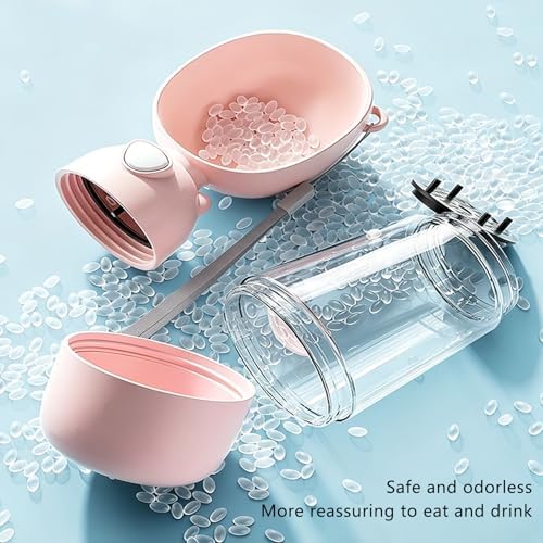 Portable Dog Water Bottle with Food Container and Filter for Outdoor - Image 3