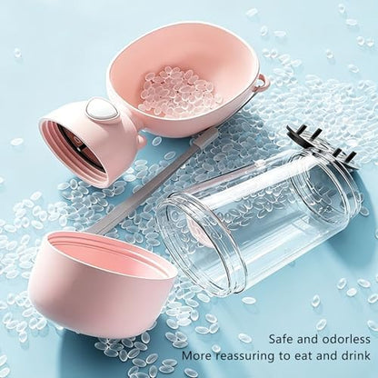 Portable Dog Water Bottle with Food Container and Filter for Outdoor - Image 3