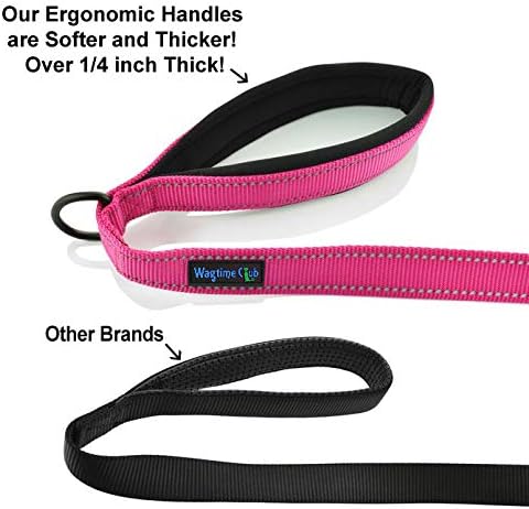 Wagtime Club Heavy Duty Double Handle Dog Leash for Large Medium Small Dogs - Image 5