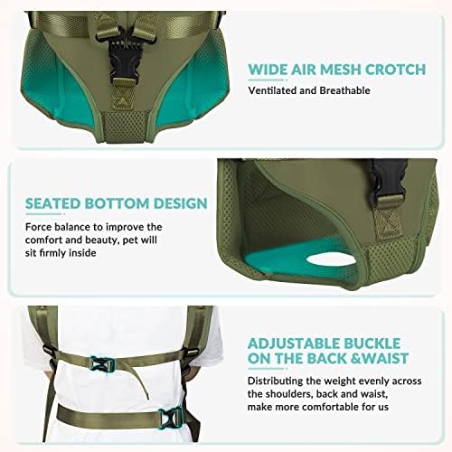 Lukovee Dog Backpack Carrier, Adjustable Front Carrier for Small Breeds - Image 5