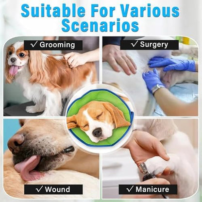 Soft Dog Cone Recovery Collars & Cones After Surgery for Medium Dogs - Image 4