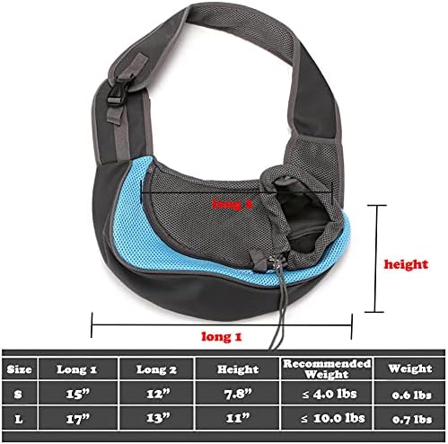 Love Dream Dog Sling Carrier for Small Dogs Cat Puppy Crossbody Bag Carrier - Image 3