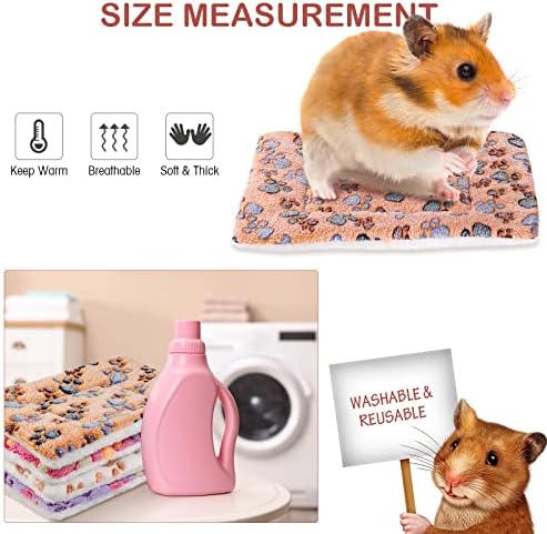 Tuanse 4 Pack Soft Pet Bed Mat Small Dog Crate Fleece - Image 4