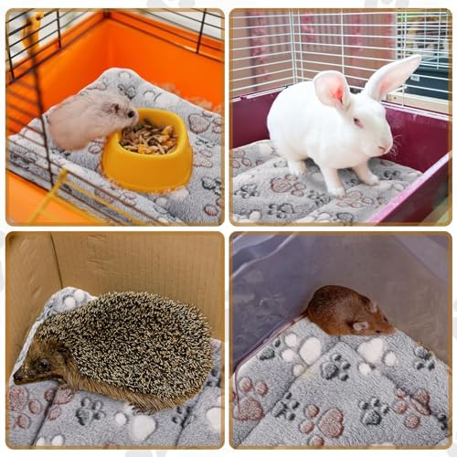Tuanse 4 Pack Soft Pet Bed Mat Small Dog Crate Fleece - Image 5