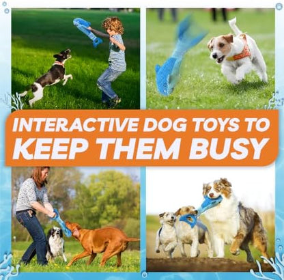 LEGEND SANDY Large Squeaky Dog Toys to Keep Them Busy, Interactive Plush Dog Toy,Crinkle Tug of War Dog Chew Toy for Small, Medium, and Large Dogs - Image 5