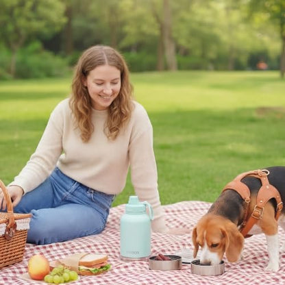 Portable Dog Water Bottle 32oz Insulated Travel Bottle for Small Dogs - Image 6