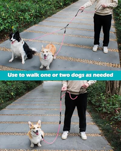 PetBonus Rope Double Dog Leash, No Tangle Dual Leash for Walking Two Dogs - Image 5