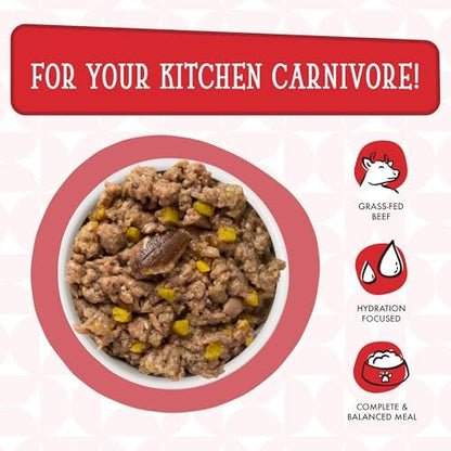 Weruva Dogs in the Kitchen, The Double Dip with Beef & Wild-Caught Salmon Au Jus Dog Food, 2.8oz Pouch (Pack of 12) - Image 5
