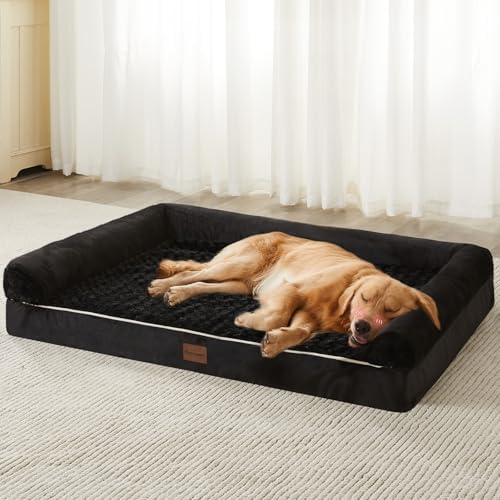 BFPETHOME Orthopedic Washable XLarge Dog Bed for Senior Dog Cozy Sleep by BFPETHOME