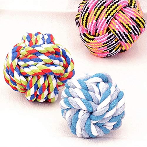 Dog Rope Ball 2Pack - Medium Breeds Knot Ball Rope Toys - Image 6