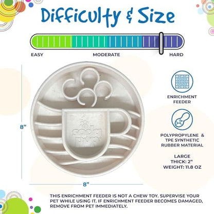 SodaPup Java Enrichment Bowl – Durable Enrichment Feeder Made in USA from Non-Toxic, Pet-Safe, Food Safe Material for Mental Stimulation, Slowing Down Eating, Healthy Digestion, & More - Image 5