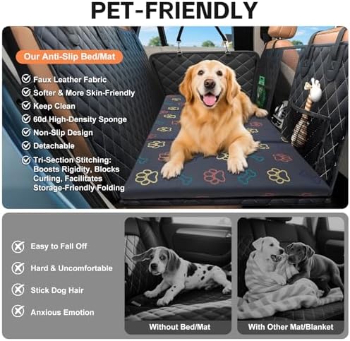 Dog Bed Mat for Car Backseat Extender, 23"x51" - Image 3