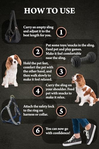 Noah & Paw Dog Sling Carrier for Small Dogs 3-10lb, Dog Sling for Small Dogs and Cats, Dog Carrier with Adjustable Padded Strap, Premium Denim, Lined with Fur, Double Safety Feature, Machine Washable - Image 6
