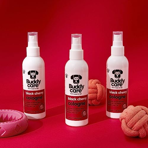 Buddycare Dog Cologne - Black Cherry - 200ml - Fruity and Bold Scented Dog Cologne - Refreshes Between Dog Washes - Image 4