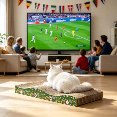 TIMHAKA 2 Pack Cat Scratching Board World Cup Design, Double-Sided Use - Image 7