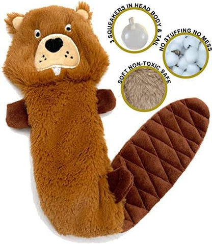 Jalousie 5 Pack Stuffingless Dog Squeaky Toys Dog Toy w/Durable Liner No Stuffing Dog Toy - Dog Toys Crinkle Paper Squeaker Toy for Medium Large Dogs (3 Pack - Squeaky) - Image 5