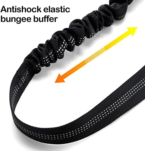 2 Piece Set Retractable Dog Car Seatbelts - Adjustable Pet Seat Belt for Vehicle Headrest Restraint - Heavy Duty & Elastic & Durable Car Harness - Image 5
