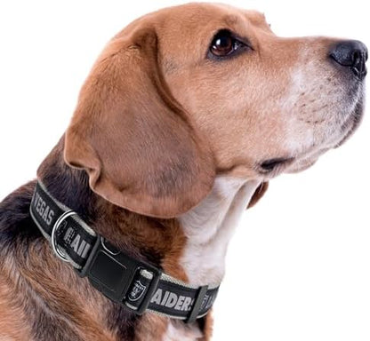 Pets First NFL Raiders Licensed PET COLLAR, Large - Heavy-Duty, Strong, and Durable Dog Collar. Available in 31 Football Teams and 4 Sizes - Image 4