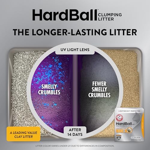 ARM & HAMMER HardBall Clumping Cat Litter, Garden Bloom, 14.5 Lbs - Image 3