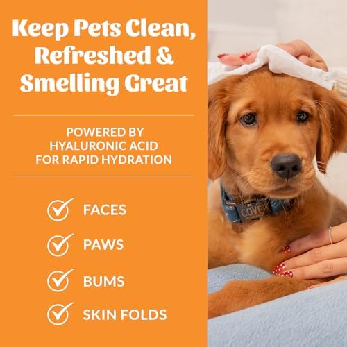 SKOUT'S HONOR HydroClear Grooming Wipes for Dogs and Cats- HS, 100 Count - Image 3