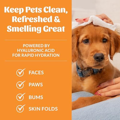 SKOUT'S HONOR HydroClear Grooming Wipes for Dogs and Cats- HS, 100 Count - Image 3